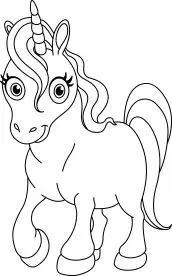 pintar um desenho de unicornio