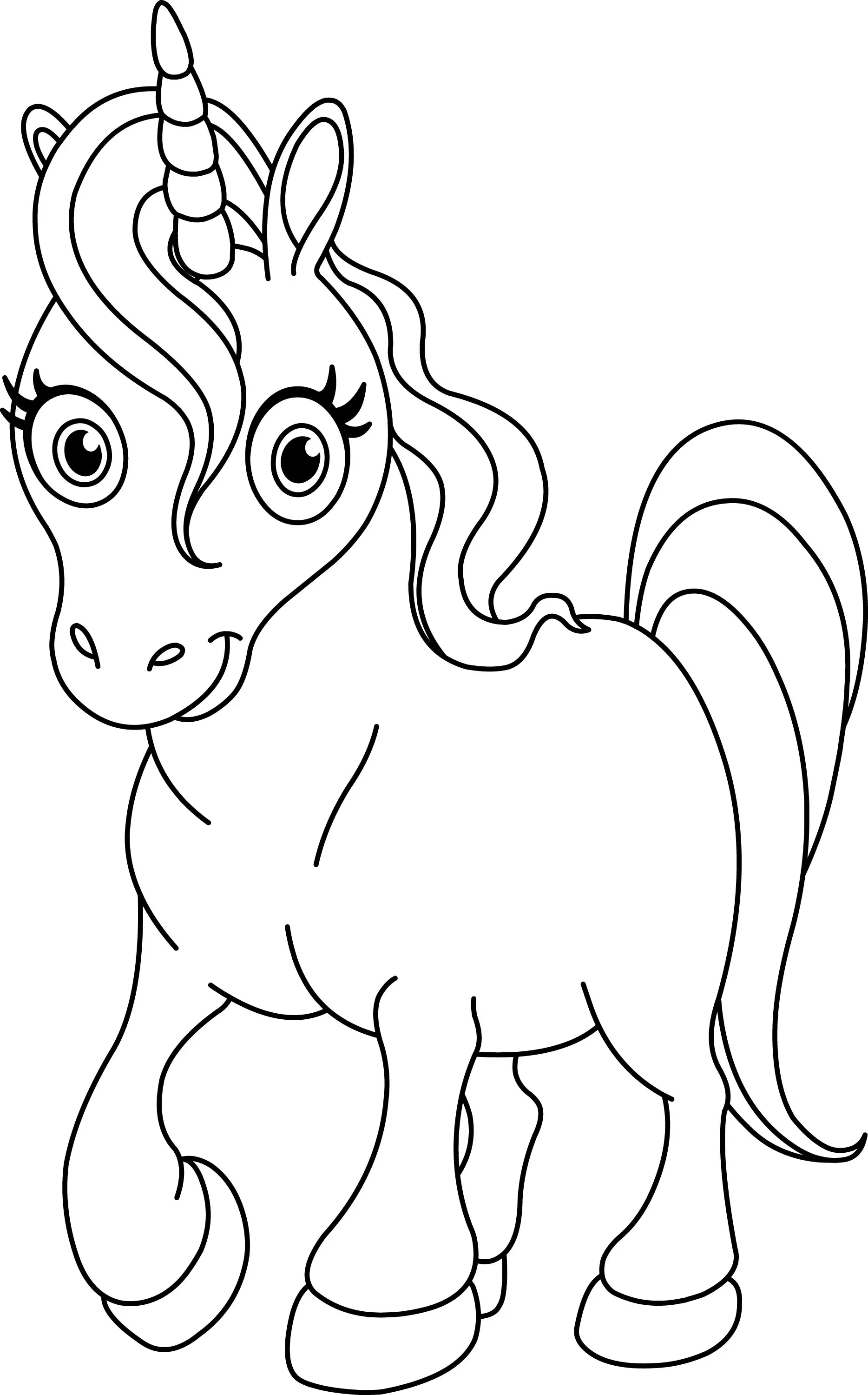 pintar um desenho de unicornio