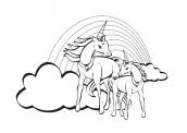 unicornio desenho para pintar e imprimir